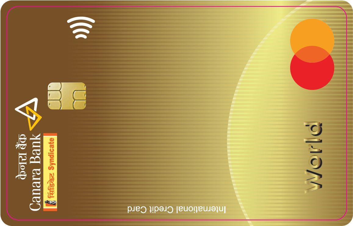 Canara Bank MasterCard World Credit Card