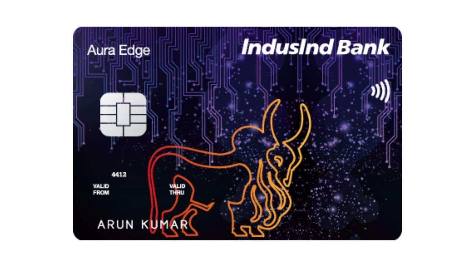 IndusInd Bank Platinum Aura Edge Visa Credit Card
