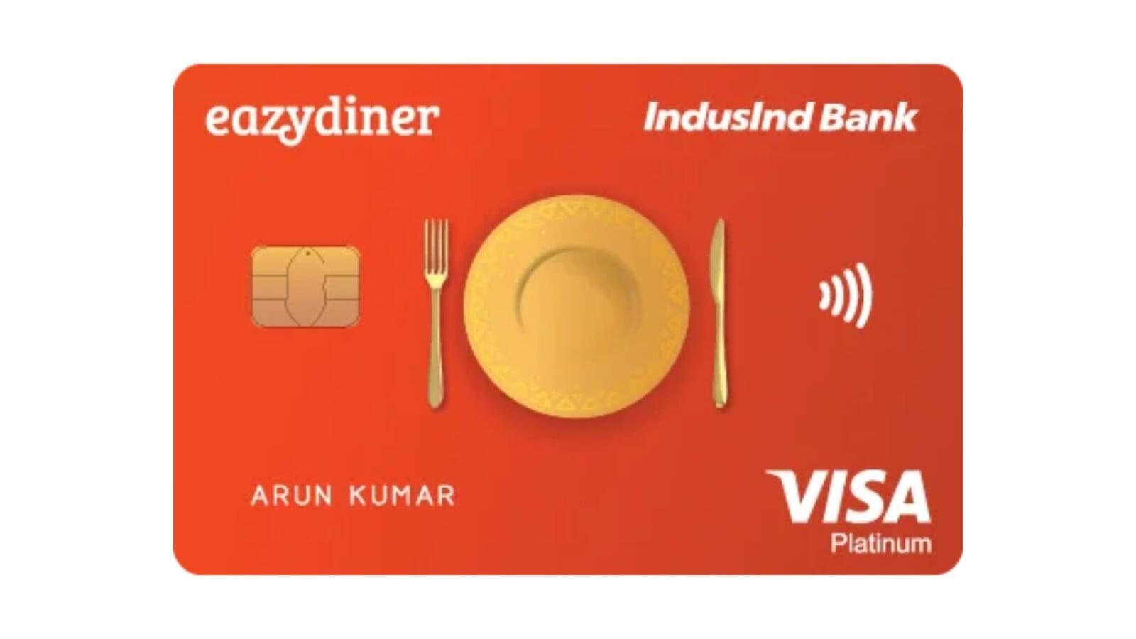 IndusInd Bank EazyDiner Platinum Credit Card